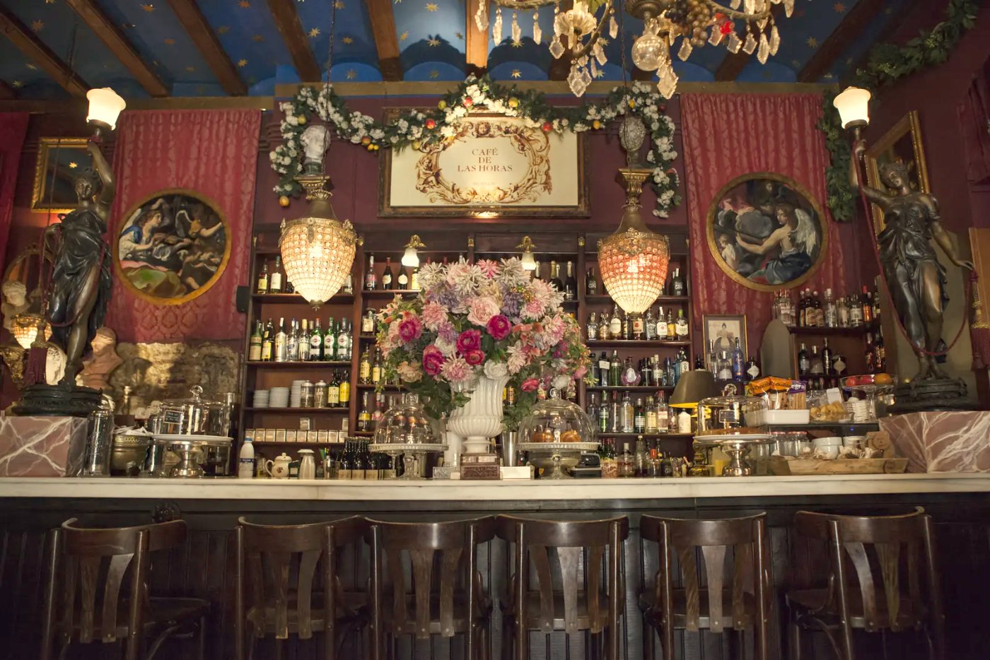 La barra del café
